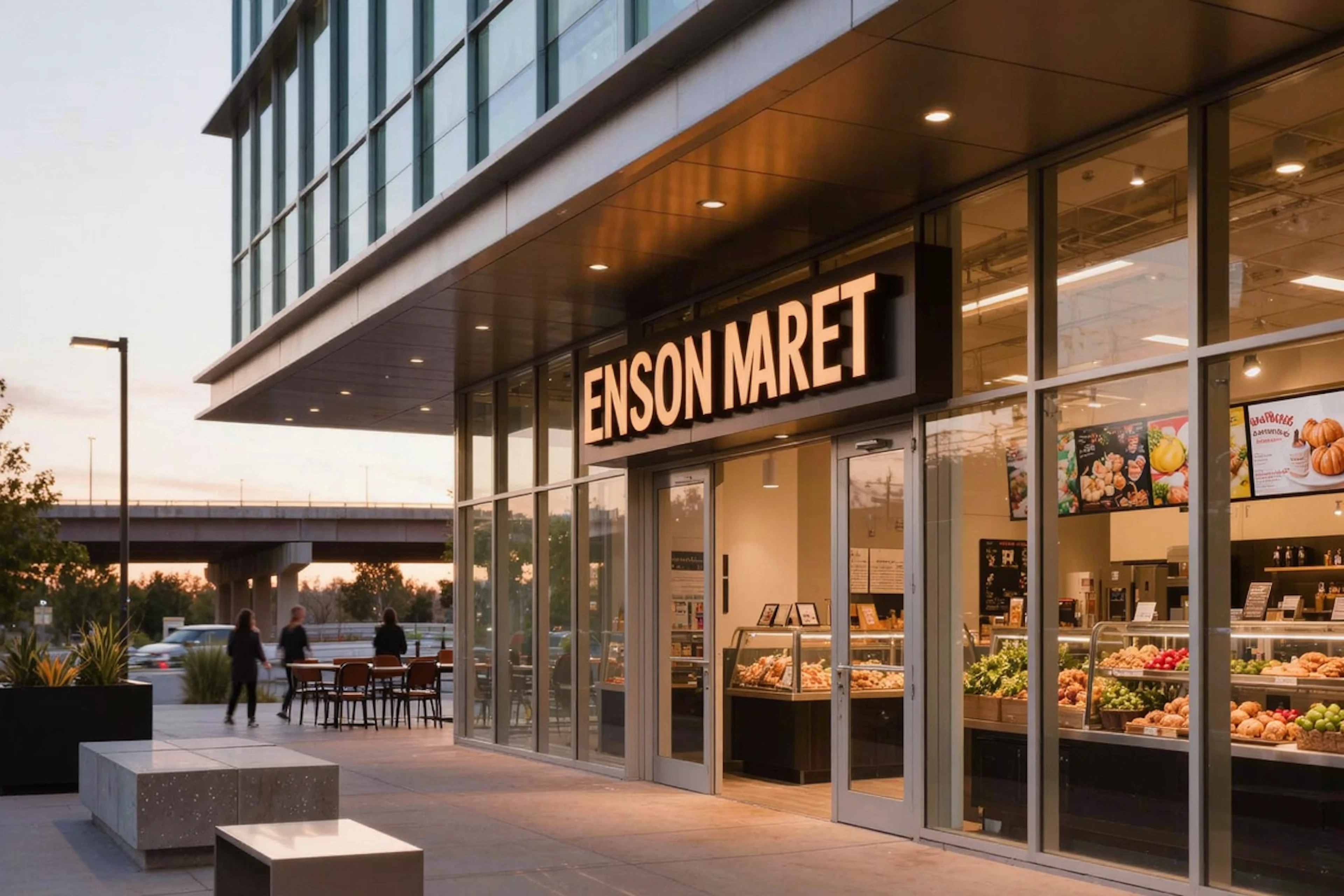 ENSON MARKET is a highly rated grocery option within easy reach of Woodtrail, convenient for everyday needs.