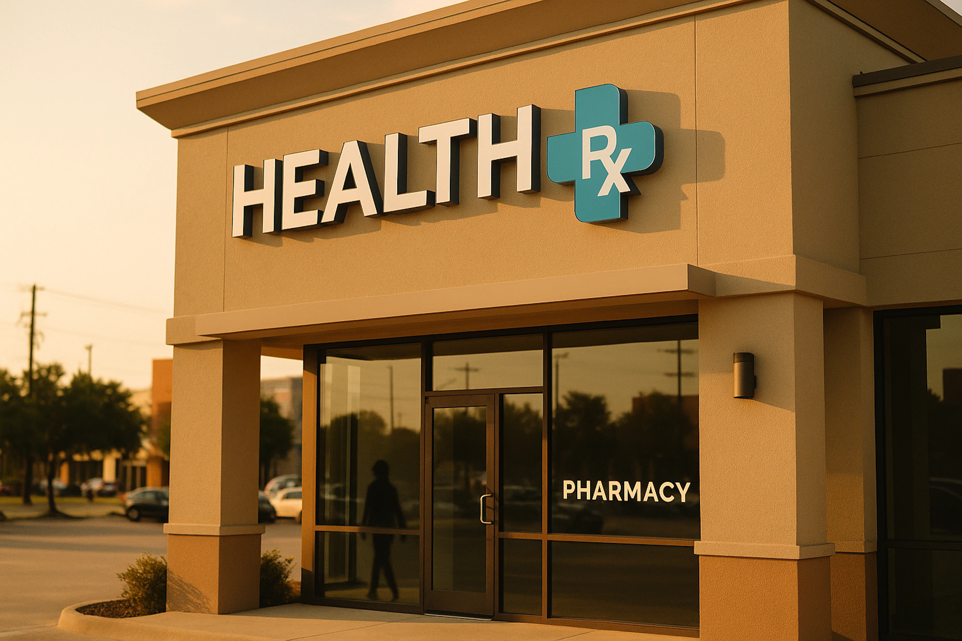 Showcasing a highly-rated pharmacy within walking distance.